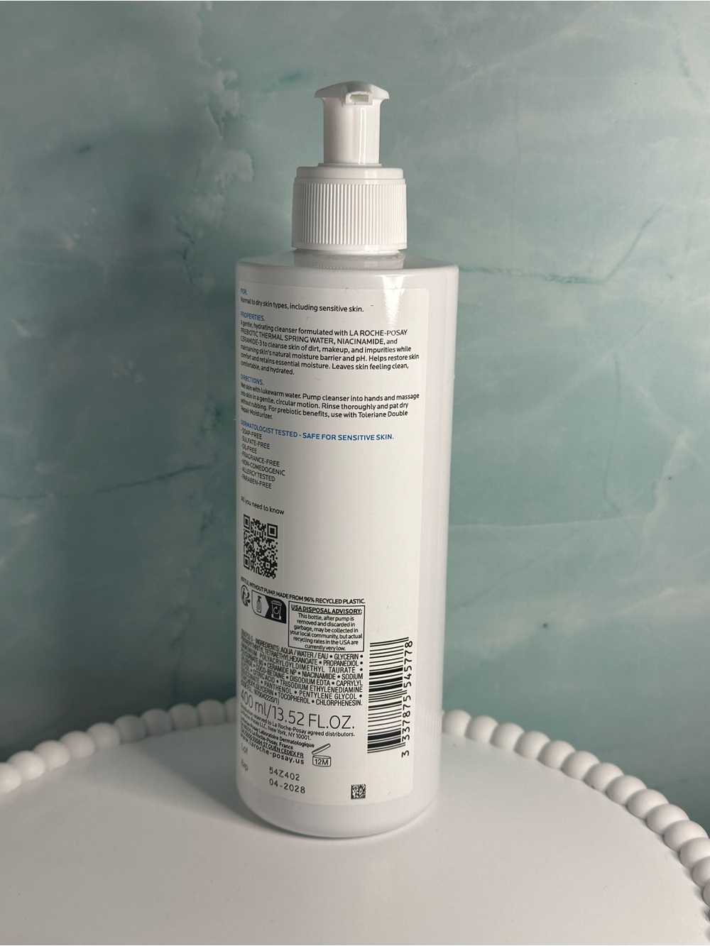 La Roche-Posay Toleriane Hydrating Gentle Cleanser - 13.5oz. New - Picture 2 of 2
